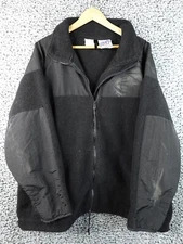 DSCP by Peckham US Military  Black Polartec  Fleece Cold Weather Jacket Size XL