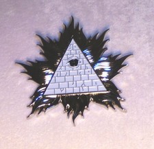 Secret Occult Society God Sun RA Badge Medal Pin Priest NWO Illuminati Order KT