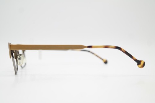 Vintage Glasses L.A. Eyeworks SWELL Bronze Silver Oval Eyeglass Frame - Picture 2 of 6