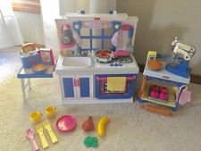 Fisher Price VINTAGE 2004 My Sweet Kitchen 3 Complete Sets Excellent