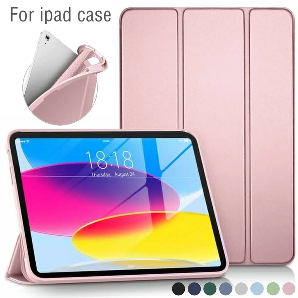 Tasche für iPad Air 4 5 6/7/8/9/10/11th Gen Pro 11 Smart Case Schutz Hülle Etui - Bild 2 von 4