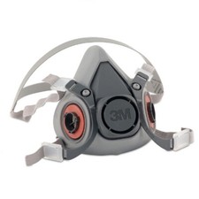 3M 6100 Half Facepiece Reusable Respirator, Respiratory Protection Size SMALL