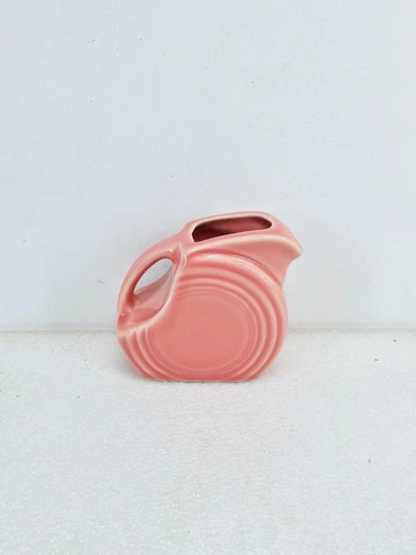 MINI DISK PITCHER creamer Peony pink NEW FIESTA  5 OZ.