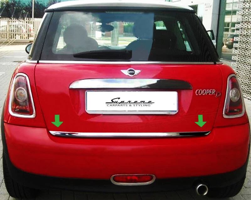 Per MINI R56 & R57 Cabriolet - Modanatura cromata 3M modanatura posteriore protezione bordi - Immagine 2 di 4