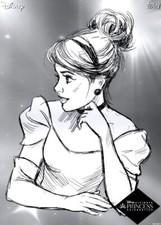 [DIGITAL CARD] Topps Disney - Cinderella - Royal Visions 22 S1 Black White