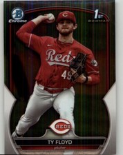 2023 Bowman Draft Ty Floyd Chrome #BDC-155 Cincinnati Reds