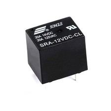 Original 12V 20A Power SONGLE Relay SRA-12VDC-CL T74 5-Pins Black