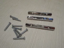 3 NEW CHROME SCHALLER GUITAR STRING TREES 