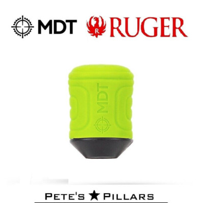 MDT Ruger American SA/LA Clamp On Oversized Bolt Knob Green 105337-GRN