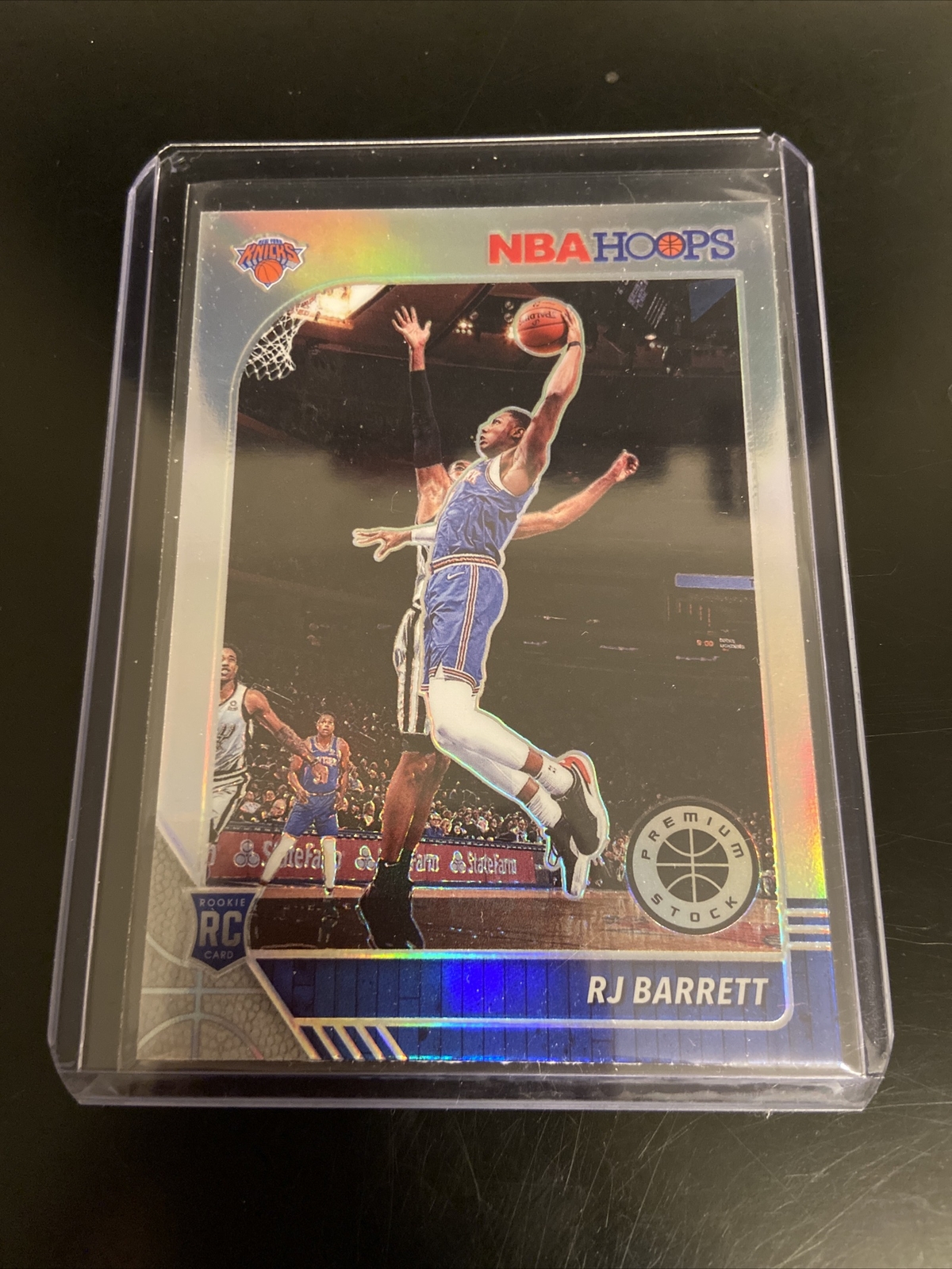 2019-20 NBA Hoops Premium Stock SSP RJ BARRETT Silver Prizm RC KNICKS  HOT!!! | eBay