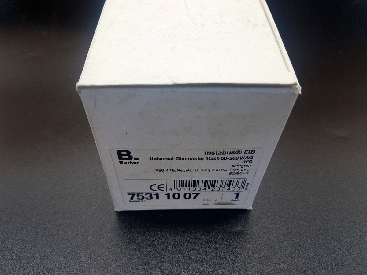 BERKER KNX EIB 7531 1007 UNIVERSAL DIMMER 1FOLD