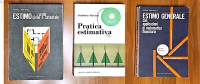 Lot 3 Bücher zu Themen: Schätzung, Bewertungen, Gutachten, Schätzungen. 60/70er Jahre Vintage