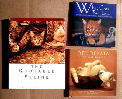 Books for Cat Lovers - Lot of 3