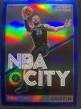 2019-20 Panini Hoops Premium Stock Blake Griffin NBA City Blue Prizm