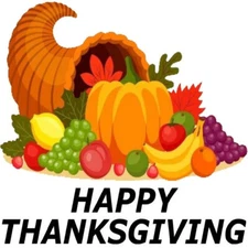 30 Custom Thanksgiving Cornucopia Art Personalized Address Labels