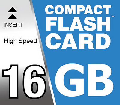 Canon XF 400 Scheda CompactFlash 16 GB Ad Alta Velocità 150x - Compatibile Con Canon EOS 1D, 30D, 350D, 400D Leica Flash