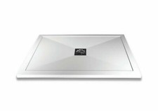TM25 Symmetry Ultra Low Profile Shower Tray, 25mm, Natural Stone Resin inc waste