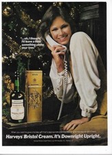 Harvey's Bristol Cream Sherry Heublein 1978 Vintage Holiday Christmas Alcohol Ad