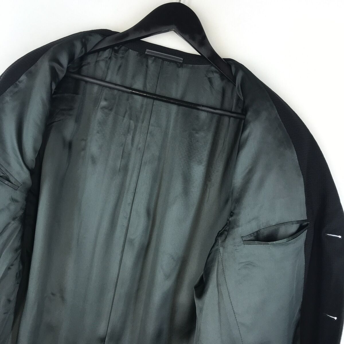 Men's VTG VERSACE CLASSIC V2 Blazer Black Wool Gold Button Men's VTG VERSACE CLASSIC V2 Blazer Black Wool Gold Button