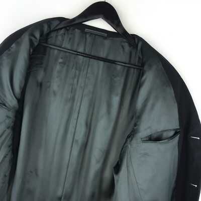 Men's VTG VERSACE CLASSIC V2 Blazer Black Wool Gold Button