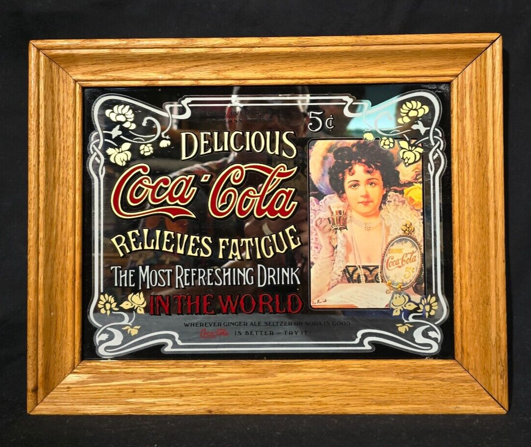 Vtg Stamford Art Toronto Canada THE FIG LEAF LONDON -Cca-Cola Oak