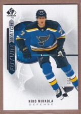 2020-21 SP Authentic Future Watch #228 Niko Mikkola RC /999 - St. Louis Blues