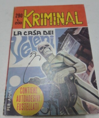 Criminal ediz. Horn No. 290 1971 WITH STICKERS excellent original for return