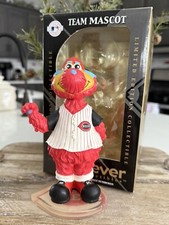 GAPPER Cincinnati Reds Mascot 2004 MLB Clear Logo Base Bobblehead NIB!