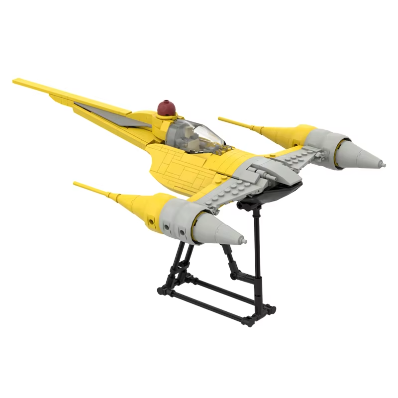 Star Wars Royal Naboo N-1 Starfighter Ship 373 pcs MOC Building