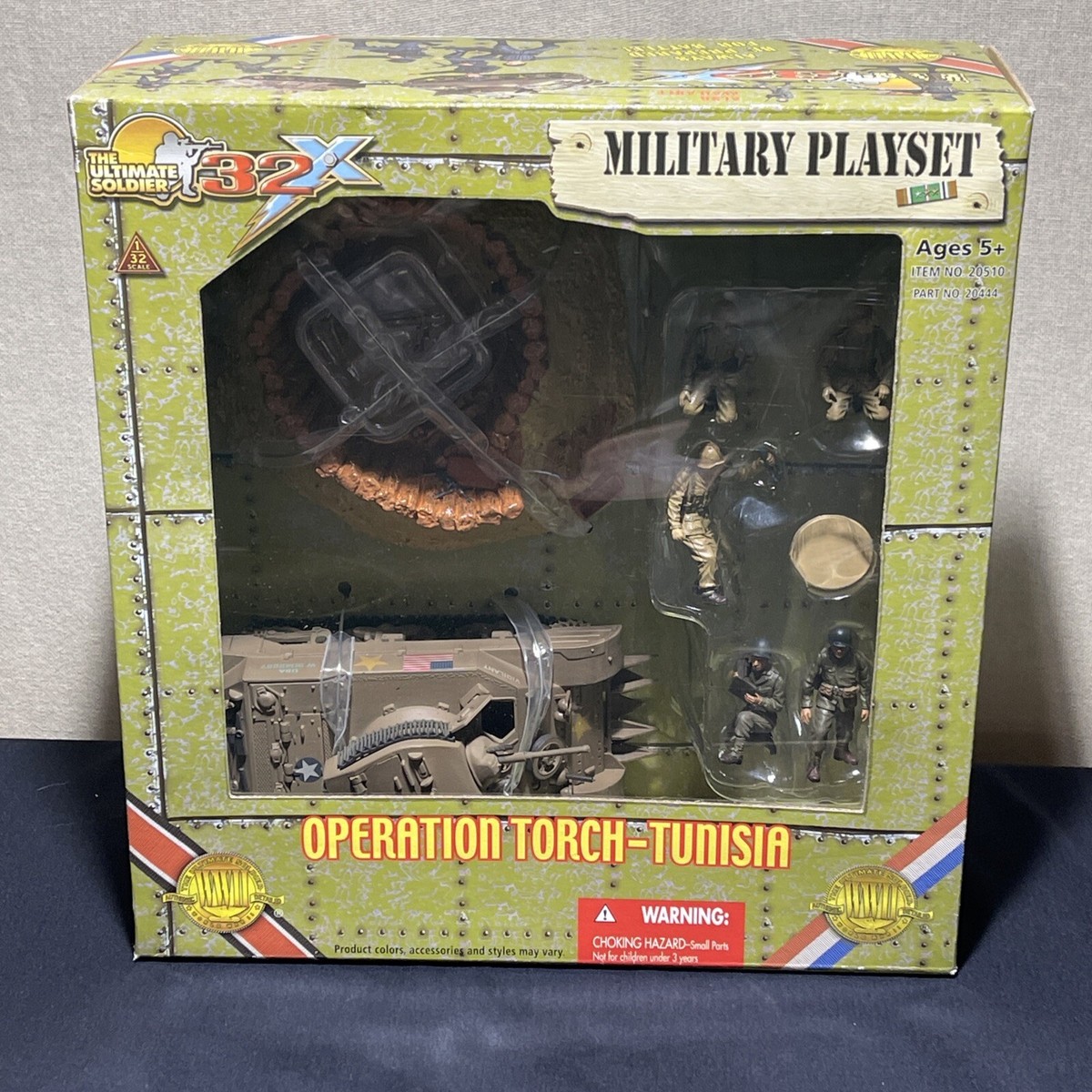 Ultimate Soldier 32X 1:32 Scale OPERATION TORCH-TUNISIA Military
