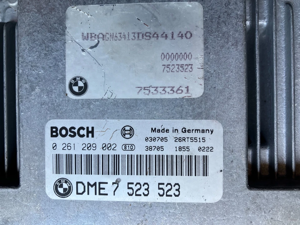 '02-03 (a través de 2/03) BMW 745i 745Li Motor ECM Módulo de Control Electrónico 7523523 Foto 2 de 4