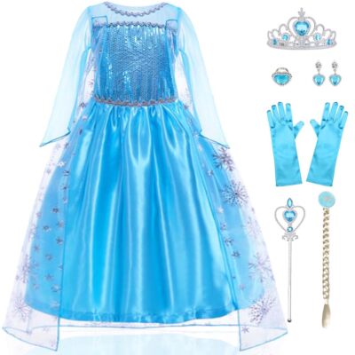 sachin and babi light blue dress 44 Best Winter Wedding Guest Dresses to Rock In Cold Weather