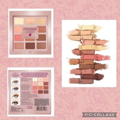 L OREAL Paradise Enchanted Fruit Scented Eyeshadow 12 Pan Palette 150