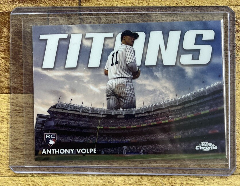 2023 Topps Chrome Update Anthony Volpe #CT-19 Titans RC Yankees