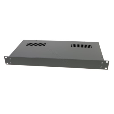 Penn Elcom 19 Zoll Rack Gehäuse 1HE 220 mm 19'' Leer Gehäuse 1U Lüftungsschlitze