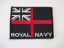 ROYAL NAVY CLOTH PATCH / BADGE - CHOOSE FROM NAVY OR WHITE