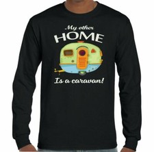 My Other Home Is A Caravan Mens Funny Caravanning T-Shirt Camping Awning Rally