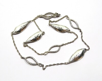 JOHN HARDY Classic Chain Collection Sterling Silber Wave Peatals Halskette