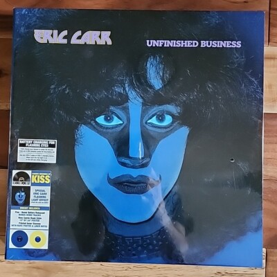 ERIC CARR Unfinished Business DELUXE Ed Boxset RSD Exclusive 2024 Blue/Yellow LP