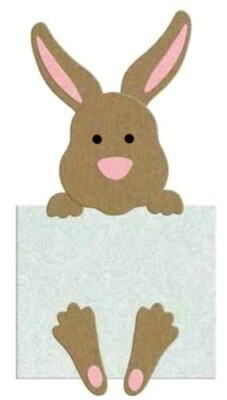 QuicKutz Lifestyle 4'' x 4'' Stanzschablone - HASE