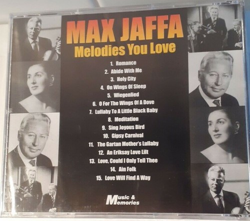 Max Jaffa "Melodies You Love: 15 Classic Tracks" NEW SEALED CD Music & Memories - Bild 2 von 2