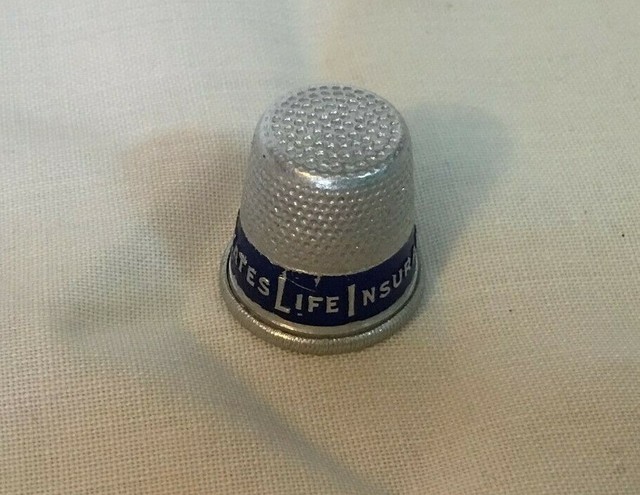 * Vintage Advertising Sewing Thimble COTTON STATES LIFE