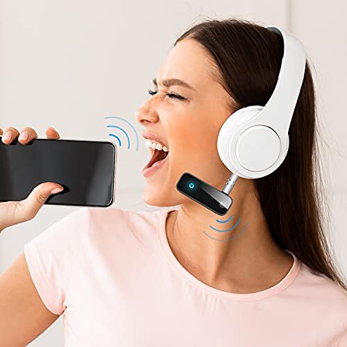 Adaptador inalámico para coche con transmisor y receptor Bluetooth - Imagen 3 de 7