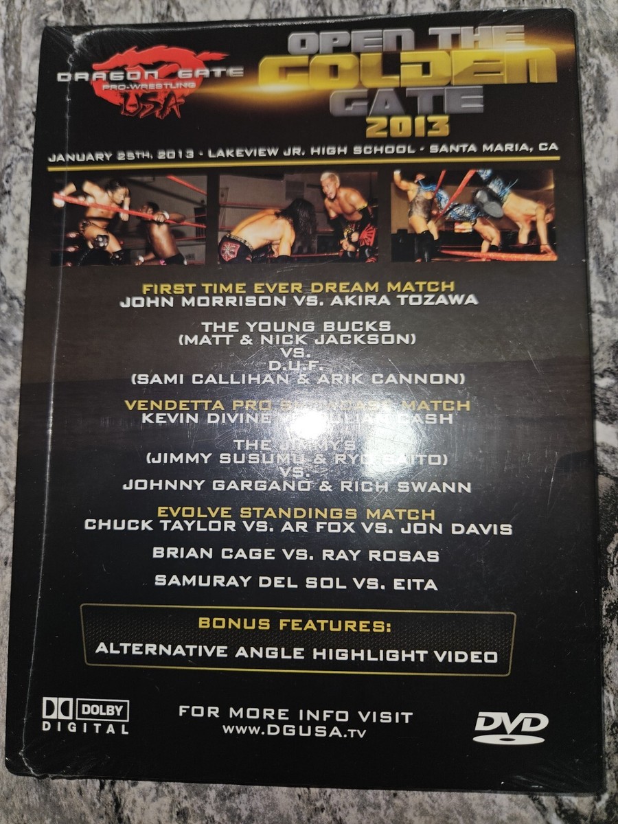 Dragon Gate USA : Open The Golden Gate 2013 - Wrestling Dvd New | eBay