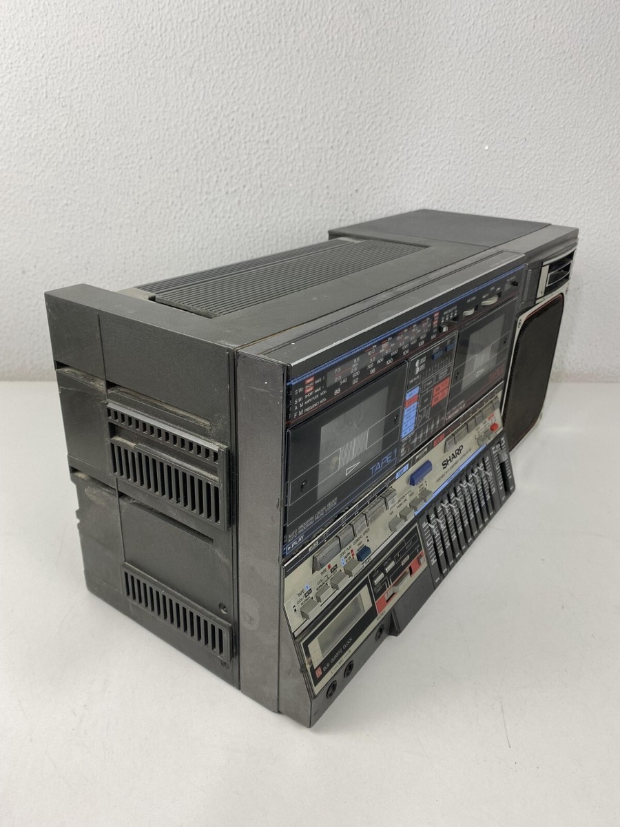 VINTAGE SHARP GF-800Z AM/FM CASSETTE STEREO BOOMBOX | eBay