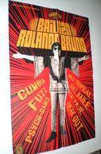 POSTER by Bailazd ROLANDO BRUNO cumbia fuzz og promo for the band album art b