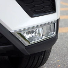 ABS Chrome Bottom Front Fog Light Cover Trim For Volkswagen Tiguan 2017-2019 New
