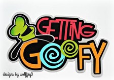 CRAFTECAFE DISNEY KID TITLE paper piecing premade scrapbook diecut piece WOLFFEY