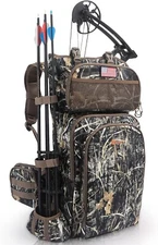 Hunting Backpacks, Saddle Hunting Bag with Bow Holder & Rifle Holder(Marsh Reed)