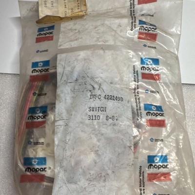 Oem Nos Mopar Turn Signal/Hazard Warning Switch